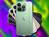 Se espera que la serie Apple iPhone 14 cuente con opciones de color púrpura y verde. (Fuente de la imagen: @aaple_lab/Unsplash - editado)