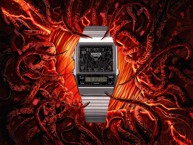 El reloj Casio x Stranger Things Vintage AQ-800EST-1A. (Fuente de la imagen: Casio)