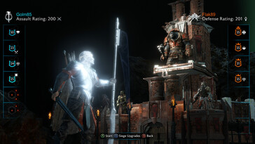 Una imagen que muestra una interfaz de «Middle-earth: Shadow of War».
