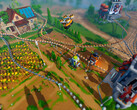 Autonomica juego captura de pantalla agricultura, drone, campos