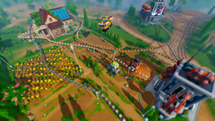 Autonomica juego captura de pantalla agricultura, drone, campos