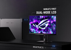 El ROG Swift OLED PG32UCDP es el primer monitor para juegos fuera de los caros ejemplos OLED que soporta dos modos de visualización. (Fuente de la imagen: ASUS - editado)