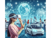 las redes 6G transforman la realidad virtual, los robots colaborativos y la conducción autónoma (Imagen simbólica: Bing AI)