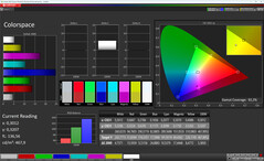 Espacio de color (espacio de color de destino: sRGB)