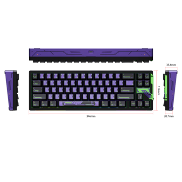 Dimensiones de Chilkey Slice68 HE. (Fuente de la imagen: Chilkey)