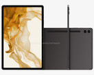 La Galaxy Tab S9 FE Plus en uno de sus cuatro supuestos colores de lanzamiento. (Fuente de la imagen: @OnLeaks & WolfofTablet)