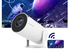 El proyector portátil HY300 tiene una resolución nativa de 720p y un brillo de hasta 120 ANSI lúmenes. (Fuente de la imagen: AliExpress)