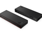 La nueva base Thunderbolt 5 de Lenovo parece ser relativamente compacta dados los puertos que contiene. (Fuente de la imagen: vía Evan Blass)