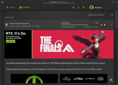 Nvidia GeForce Game Ready Driver 546.33 descargándose en GeForce Experience (Fuente: Propia)