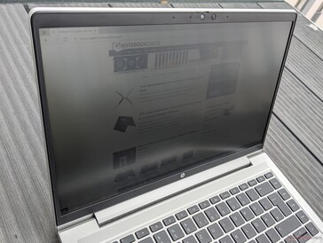 Uso del HP ProBook 440 G8 en exteriores