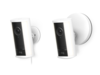 La Ring Spotlight Cam Pro (izquierda) y la Spotlight Cam Pro PoE (derecha). (Fuente de la imagen: Ring) 