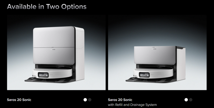 El robot aspirador Saros 20 Sonic de Roborock. (Fuente de la imagen: Roborock)