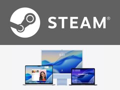 La aplicación Steam funciona ahora de forma nativa en Apple Silicon. (Fuente de la imagen: Steam, Apple - editado)