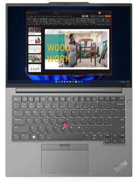 Lenovo ThinkPad E14 Gen 5 - Gris Ártico. (Fuente de la imagen: Lenovo)