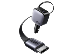 Ugreen ha lanzado el cargador de coche retráctil de 90W en los mercados de todo el mundo. (Fuente de la imagen: Ugreen)