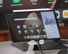 La Xiaomi Pad Mini conectada a un monitor externo a través de uno de sus puertos USB 3.2 Tipo-C. (Fuente de la imagen: Xiaomi)