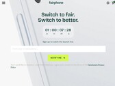 El Fairphone 6 podría anunciarse el 25 de junio a las 11 de la mañana CET (Captura de pantalla de: Fairphone.com).