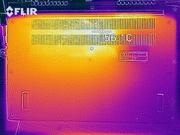 Mapa de calor bajo carga - abajo