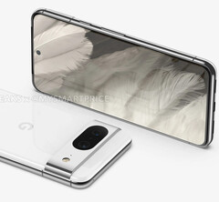 El Pixel 8 tendrá una batería un 5% mayor que su predecesor. (Fuente de la imagen: @OnLeaks & MySmartPrice)