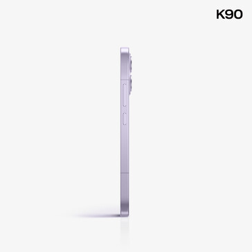 El perfil lateral del Redmi K90. (Fuente de la imagen: Redmi)