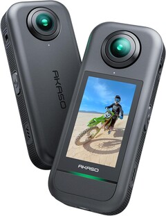La cámara de acción 360 de Akaso cuenta con una estabilización supersuave de 360° para lograr un metraje estable (Fuente de la imagen: Akaso)