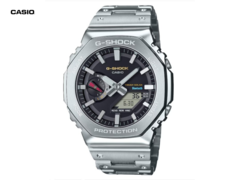 El Casio G-Shock GM-B2100SD-1C (en la imagen) tendrá una esfera negra con una caja de acero en tono plateado. (Fuente de la imagen: Great G-Shock World)