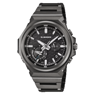 El reloj G-Shock GST-B1000BD-1A tiene una esfera negra