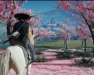 Una captura de pantalla de Ghost of Yotei (fuente de la imagen: PlayStation)
