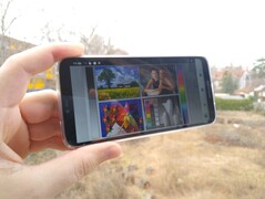 Uso de la potencia del Moto G7 en exteriores