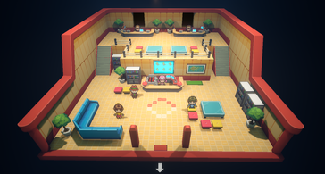 En la imagen: una captura de pantalla del juego Pokémon Gamma Emerald.
