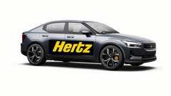 El Polestar 2 se puede alquilar en Hertz (imagen: Polestar/editado)