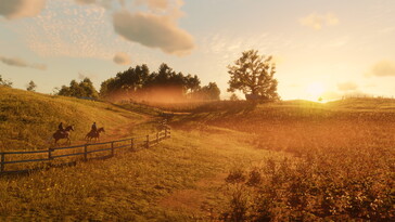 Una imagen que muestra los paisajes en Red Dead Redemption 2. (Fuente de la imagen: Steam)