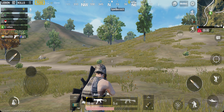 PUBG Mobile no es divertido en la GS185