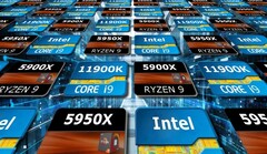 UserBenchmark tiene grandes elogios para los Rocket Lake de Intel pero no tiene tiempo para lo mejor de la serie Ryzen 5000 de AMD. (Fuente de la imagen: Nextgov/UserBenchmark - editado)