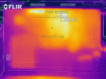 Imagen térmica en el ideal - carcasa inferior