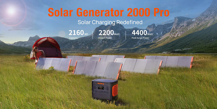 Monta tu propia planta de energía solar con el Jackery Solar Generator 2000 Pro. (Fuente: Jackery)