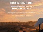 Las zonas rurales de Australia y Nueva Zelanda consiguen un acuerdo de Internet Starlink (imagen: SpaceX)