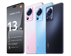 El Xiaomi 13 Lite llega en tres colores pero no es una réplica exacta del CIVI 2. (Fuente de la imagen: Xiaomi)