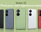 El Zenfone 10 estará disponible en varios colores. (Fuente de la imagen: ASUS)