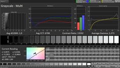 Escalas de grises CalMAN