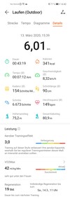 Entrenamiento de carrera: detalles