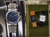 Los relojes Timex Marlin Moon Phase de 40 mm (izquierda) y MTP-M305L (derecha), en la imagen. (Fuente de la imagen: Timex/Casio)