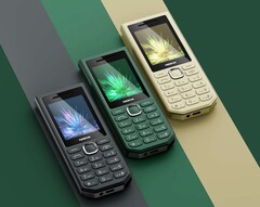 El Nokia 300 Charge está disponible en tres colores: beige, verde y negro.