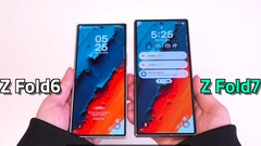 Un vídeo práctico de un Samsung Galaxy Z Fold7 ficticio, también comparado directamente con el predecesor. (Fuente de la imagen: TheSinza, Youtube)
