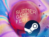 Se muestra el banner del Summer Game Fest con el logotipo de Steam