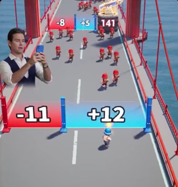 Un fotograma del anuncio en cuestión. (Fuente de la imagen: TikTok)