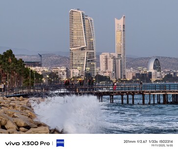 Vivo X300 Pro 200 mm sin teleconvertidor.