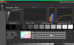 Escala de grises tras la calibración