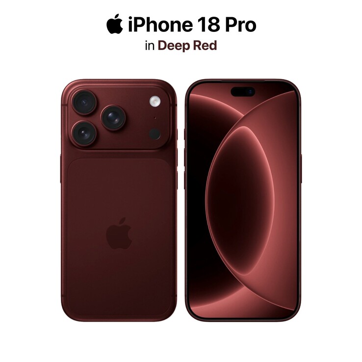 render del iPhone 18 Pro en 