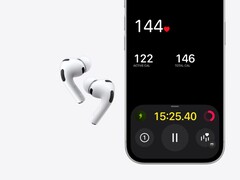 Una imagen de los Apple AirPods Pro 3 junto a un iPhone